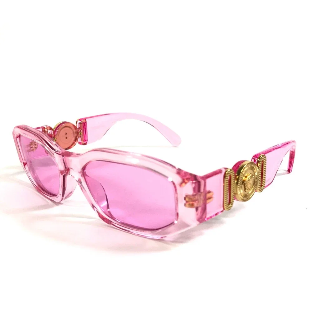 Versace Kids Sunglasses VK4429U 5370/5 Transparent Pink Fushcia with Pink Lenses